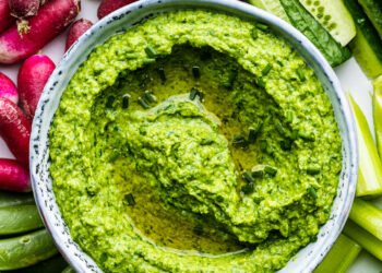 Green pea dip – Lazy Cat Kitchen