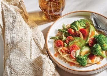 15-Minute Veggie Tostada