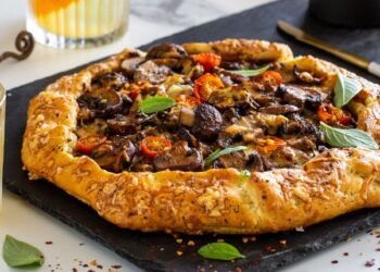 [RECIPE] Mushroom & Cheese Galette