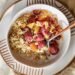 Peach Raspberry Overnight Oats