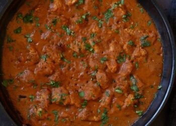 Tofu Pasanda (Tofu in Indian Velvety Pepita Poppy Seed Sauce)