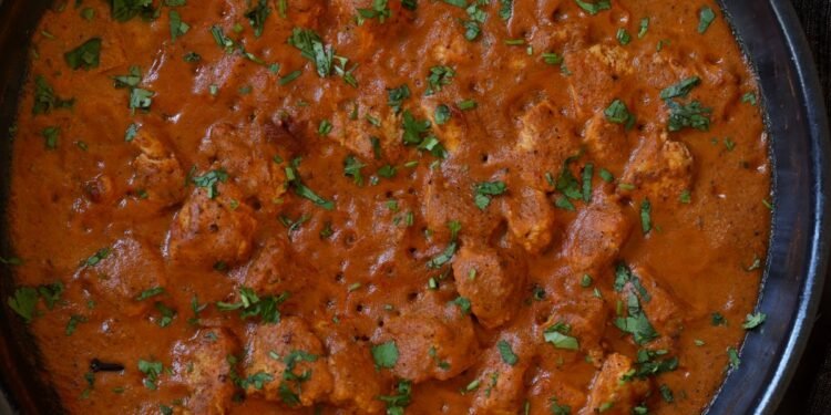 Tofu Pasanda (Tofu in Indian Velvety Pepita Poppy Seed Sauce)