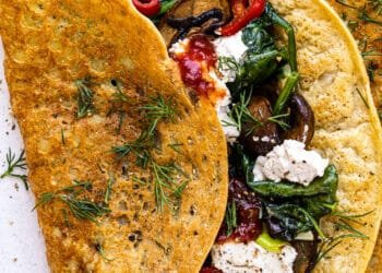Savoury tofu pancakes – Lazy Cat Kitchen