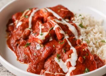 Vegan Kashmiri Lal “Paneer” Tofu (Lal Chaman)