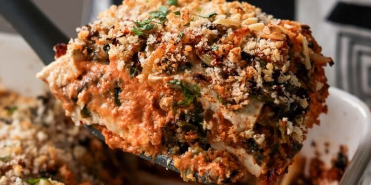 Marry Me Tofu Bake (no pasta lasagna)