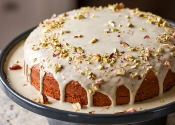 Triple Pistachio Cake Vegan (Gluten-free option)