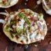 Cilantro Mint Chutney White Bean Tostadas (no-cook!)