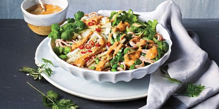 Spicy Soba Bowls with Bok Choy Recipe