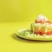 Melon Poke Stack with Avocado-Wasabi Drizzle Recipe