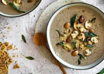 [RECIPE] Vegan Creamy Cashew Nut Mushroom Soup