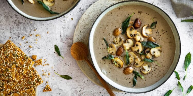 [RECIPE] Vegan Creamy Cashew Nut Mushroom Soup