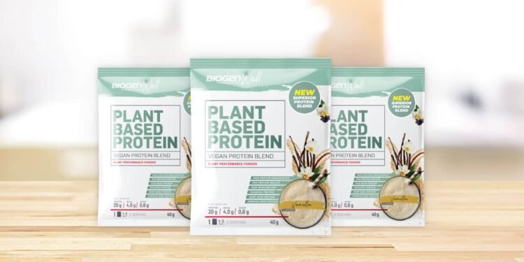 Biogen Plant Based Protein now available in convenient sachets