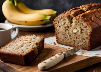 [RECIPE] Coffee Oat Banana Bread