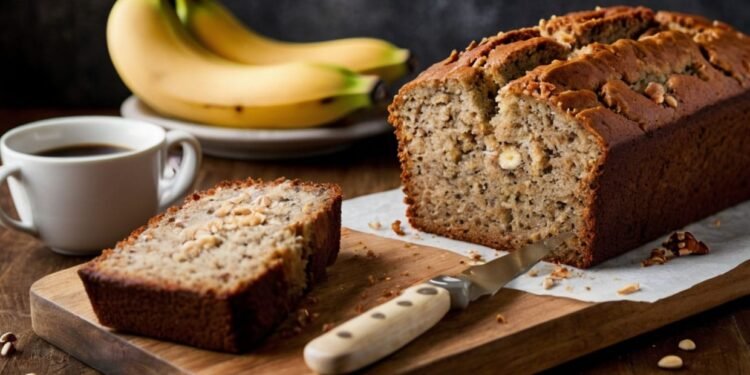 [RECIPE] Coffee Oat Banana Bread