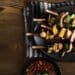 Vegetable Kabobs with BBQ Beans Recipe