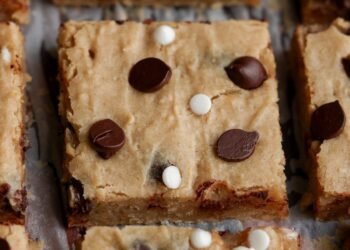 Fudgy White Bean Blondies – Soy & Nut Free