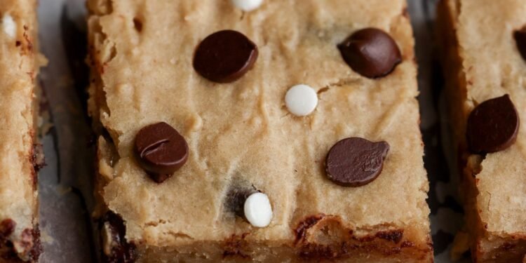Fudgy White Bean Blondies – Soy & Nut Free