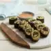Mediterranean Sushi Rolls with Tahini-Tamari Dipping Sauce