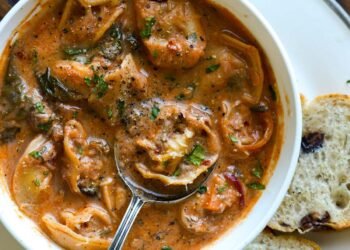 Creamy Tortellini Soup