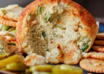 Vegan Jalapeño Popper Cheese Ball (30 Minutes)