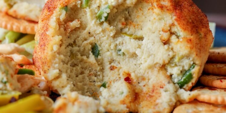 Vegan Jalapeño Popper Cheese Ball (30 Minutes)