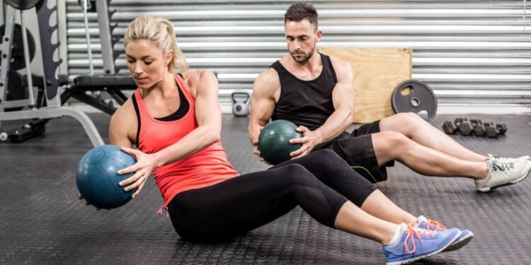 Focused movement training: Medicine ball twists