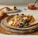 Peanut Butter and Jelly Wrap with Mixed Fruit and Granola