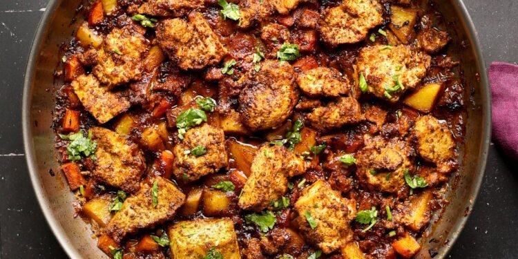 Braised Tofu and Vegetables (1 pan!)