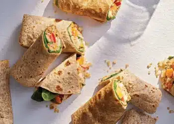 Quinoa, Apple, and Sweet Potato Wraps