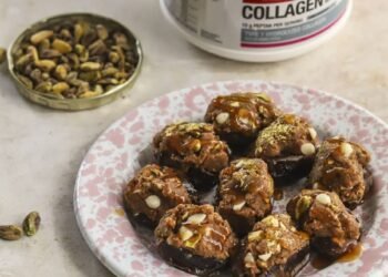 [RECIPE] Collagen Cookie Dough Stuffed Dates