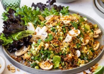 [RECIPE] Mushroom Crispy Rice Salad