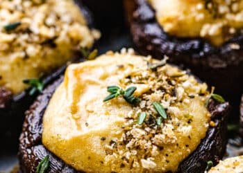 Stuffed mushrooms (dairy-free) – Lazy Cat Kitchen
