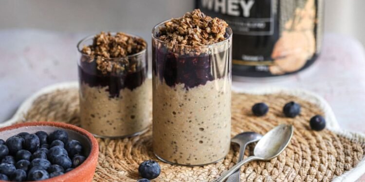 [RECIPE] Caramel Cream Blueberry Jars