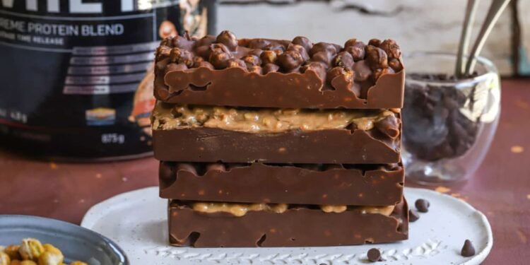 [RECIPE] Salted Caramel Protein Bars
