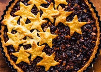 Vegan mince pie tart – Lazy Cat Kitchen