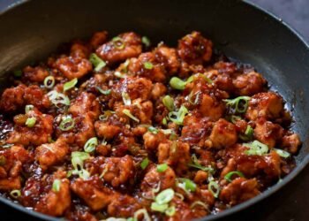 Indo-Chinese Garlic Pepper Chicken