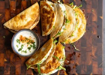 Paratha Tacos with Potato, Chickpeas, and Cauliflower