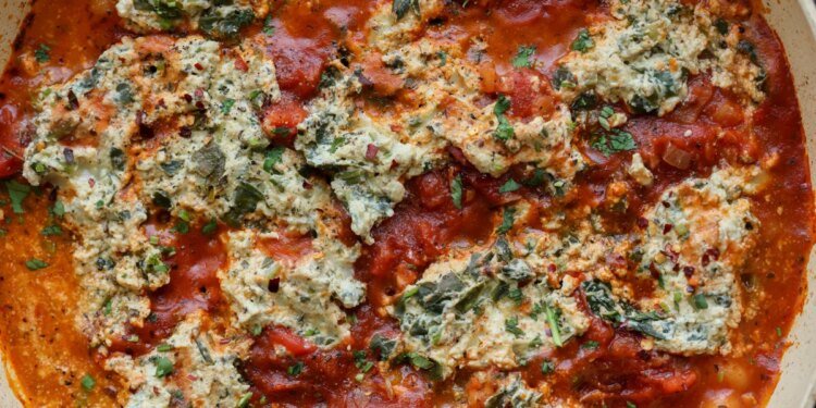 Skillet Gnocchi with Sun-Dried Tomato Garlic Ricotta