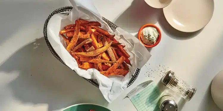 Smoky Sweet Potato Fries with Dipping Sauce
