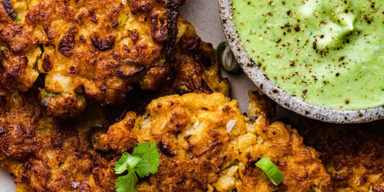 Cauliflower fritters – Lazy Cat Kitchen