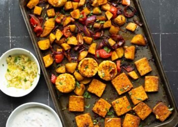 Sheet Pan Peri-Peri Tofu and Vegetables