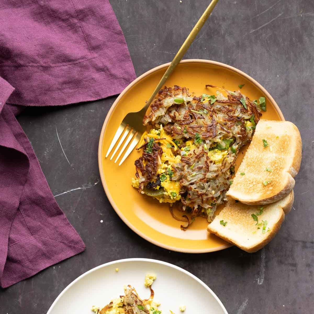 Hash Brown Breakfast Casserole (vegan IHOP Copycat!)