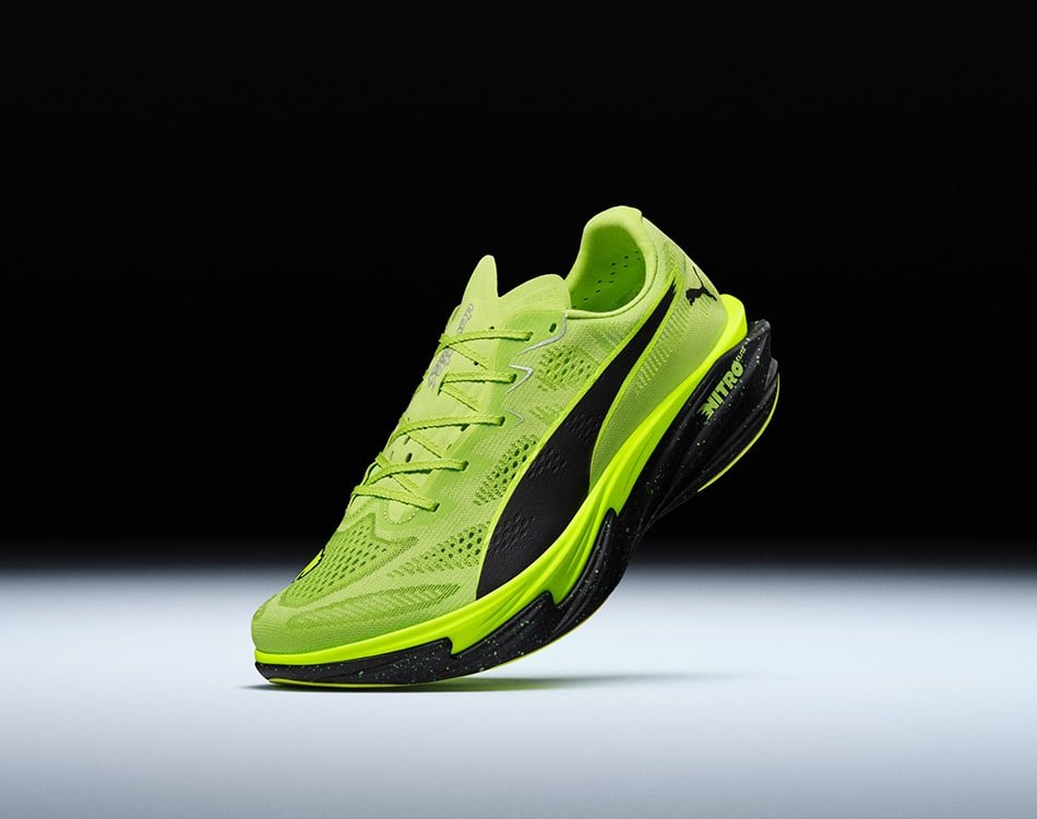 Light up race day with the latest Sunny Lime colourway from PUMA